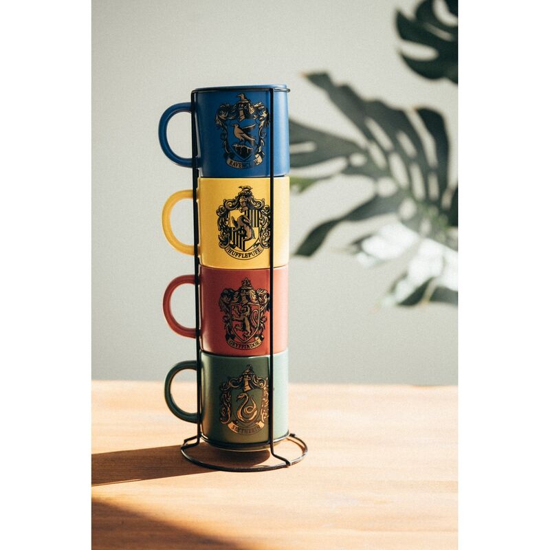Set 4 tazas Harry Potter 300ml ERIK