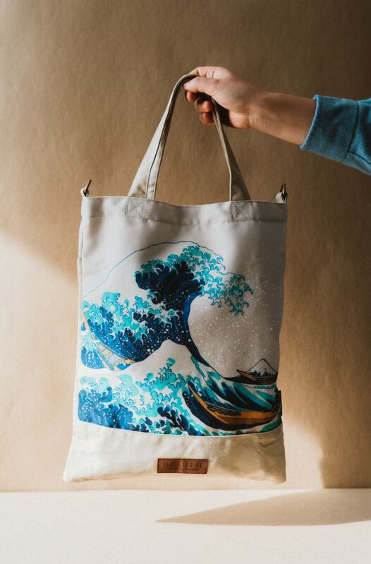 Bolsa shopping La Gran Ola Kanagawa Hokusai ERIK