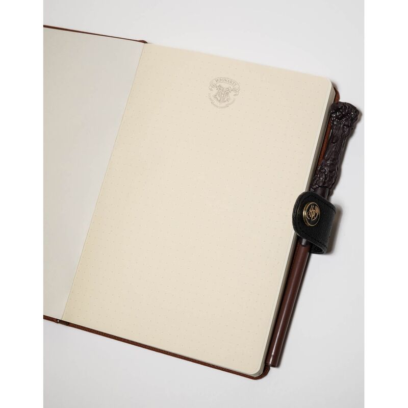 Cuaderno A5 premium + boligrafo varita Hogwarts Harry Potter ERIK
