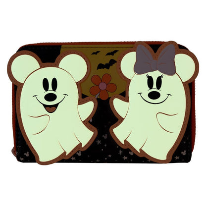 Cartera Floral Ghost Mickey & Minnie Disney Loungefly LOUNGEFLY