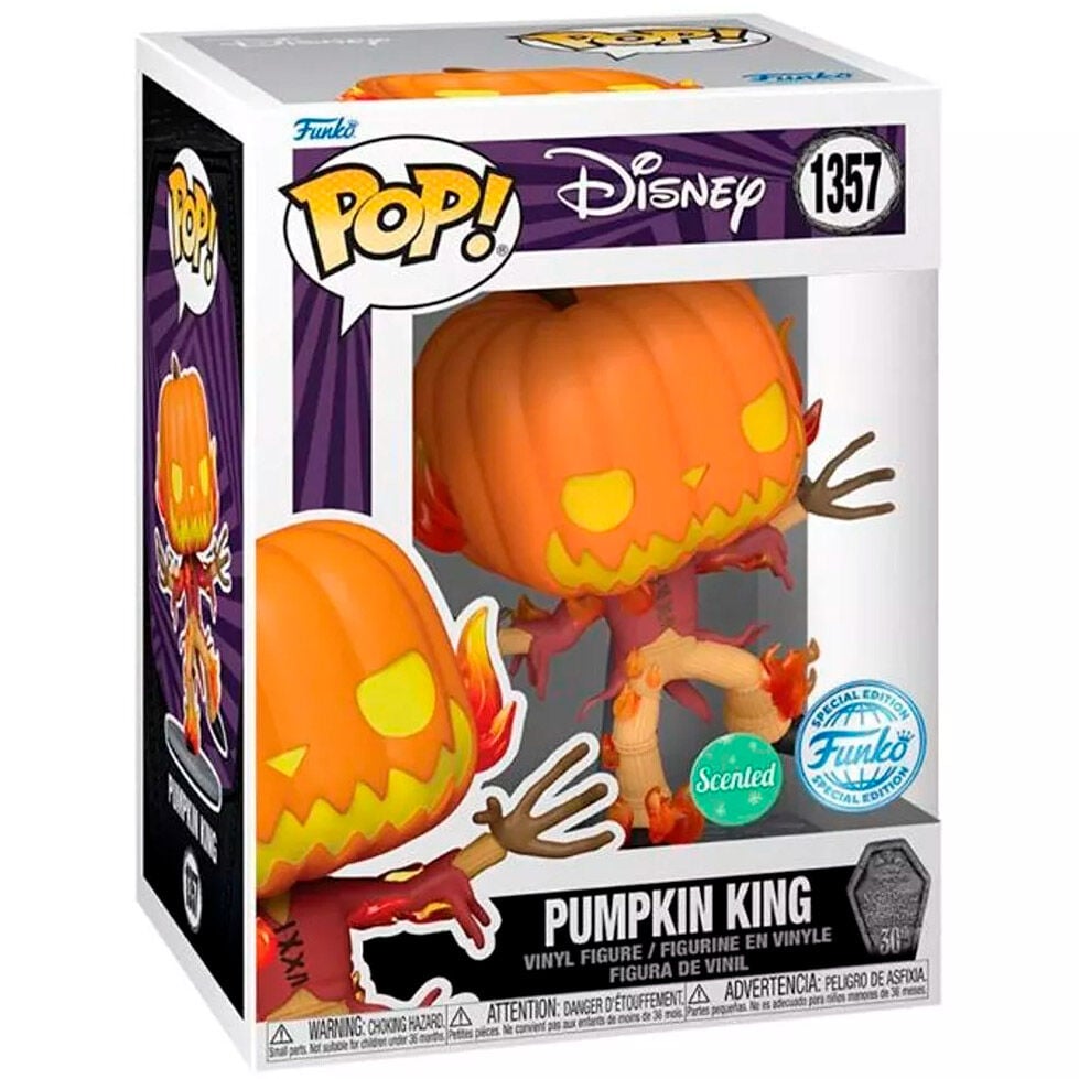 Figura POP Disney Pesadilla antes de Navidad Pumpkin King Exclusive FUNKO