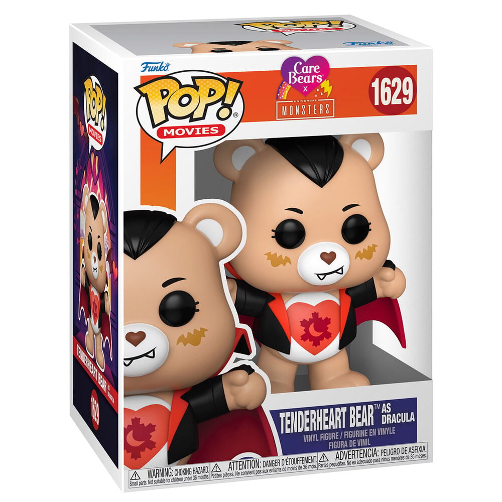 Figura POP Care Bears x Monsters Tender Heart Bear as Dracula FUNKO