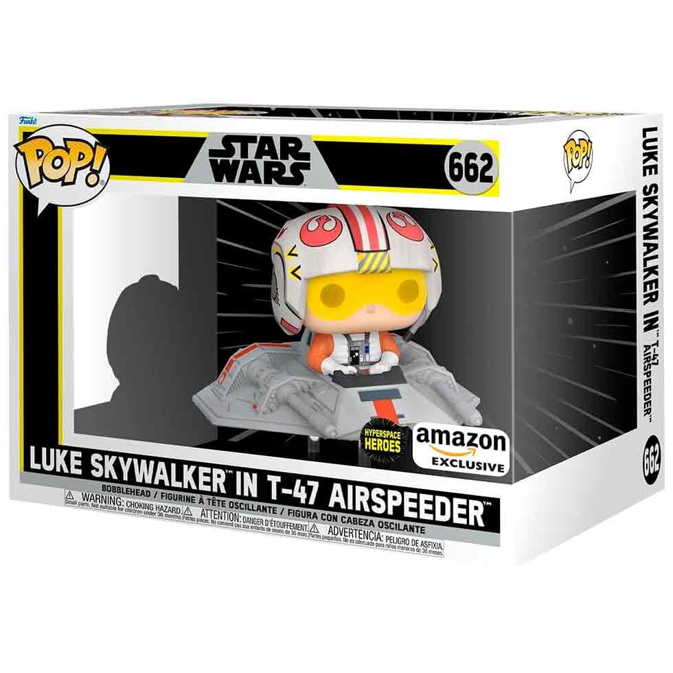 Figura POP Rides Star Wars Luke Skywalker in T-47 Airspeeder Exclusive FUNKO