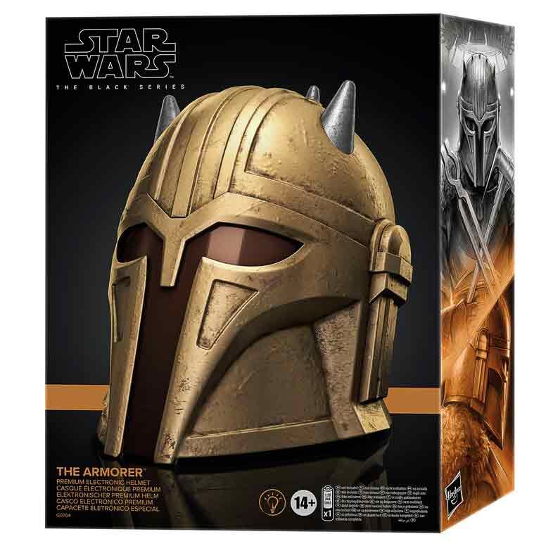 Casco Electronico premium The Armorer Star Wars The Mandalorian HASBRO