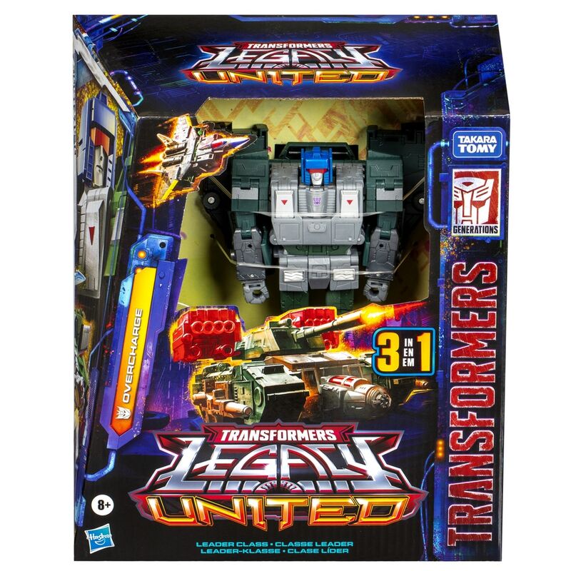 Figura Deluxe Overcharge Transformers Legacy United 19cm HASBRO