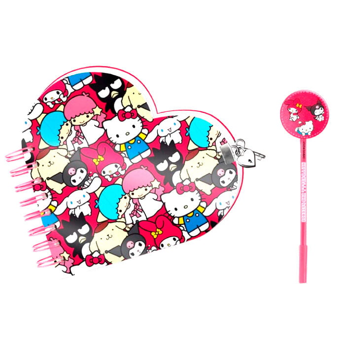 Set diario + boligrafo Friends Hello Kitty KARACTERMANIA