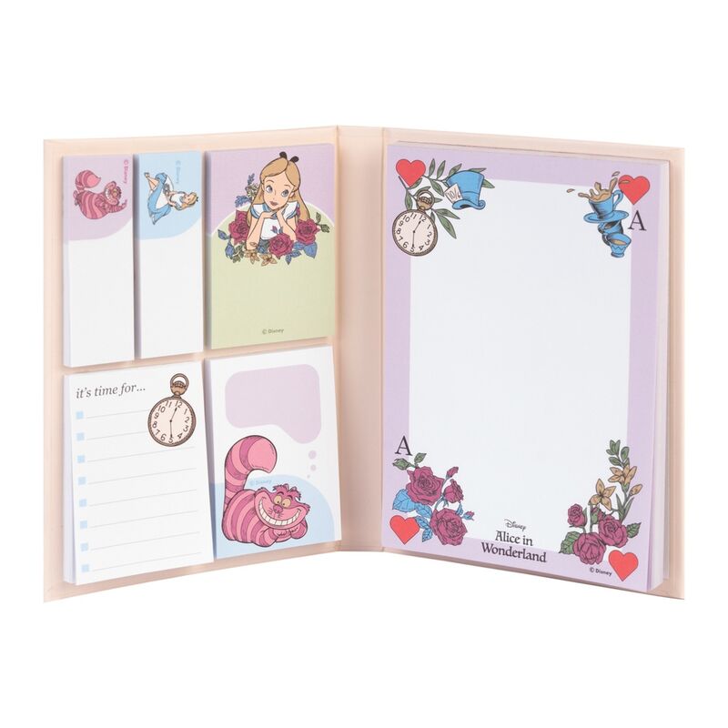 Cuaderno notas adhesivas Alicia en el Pais de las Maravillas Disney ERIK