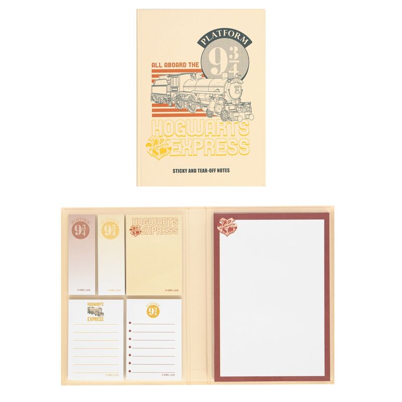 Cuaderno notas adhesivas Plataforma 9 3/4 Harry Potter ERIK