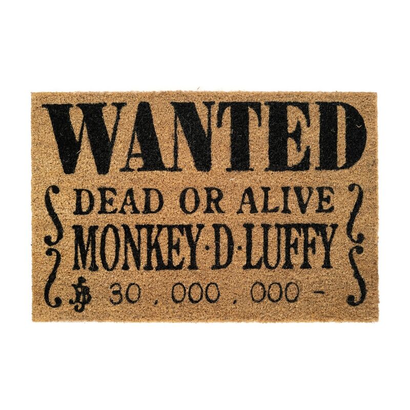 Felpudo Wanted Monkey D Luffy One Piece ERIK