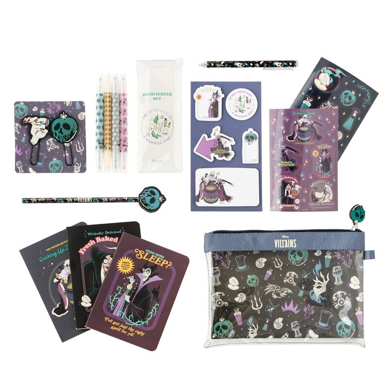 Set papeleria Villanas Disney ERIK