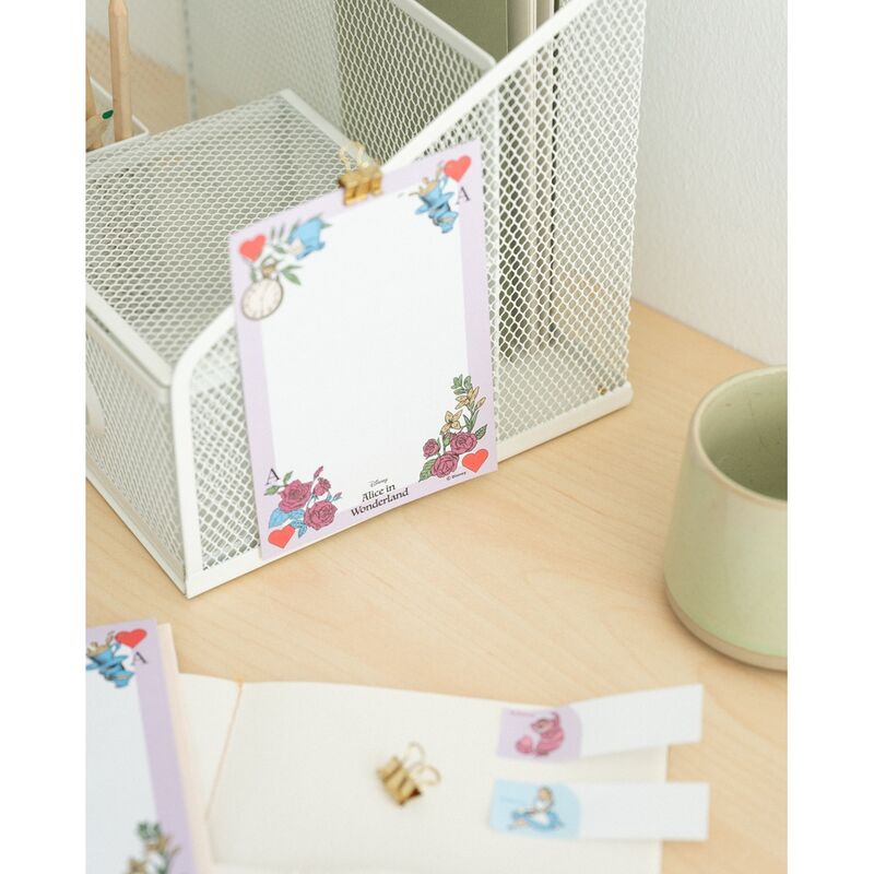 Cuaderno notas adhesivas Alicia en el Pais de las Maravillas Disney ERIK