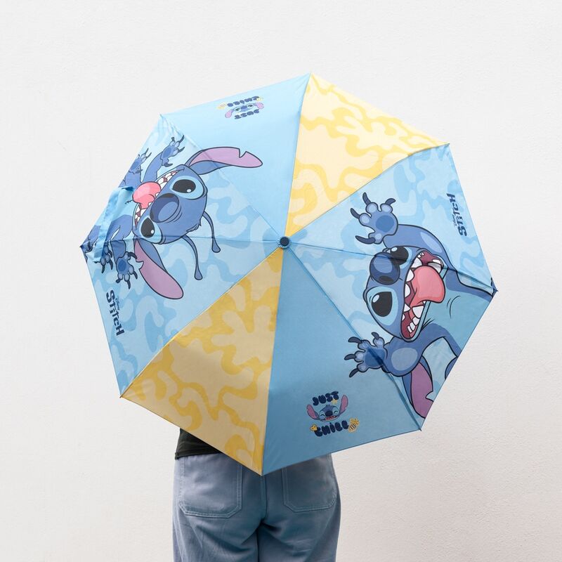 Paraguas plegable automatico Stitch Disney ERIK