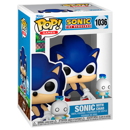 Figura POP Sonic The Hedgehog Sonic with Chao FUNKO