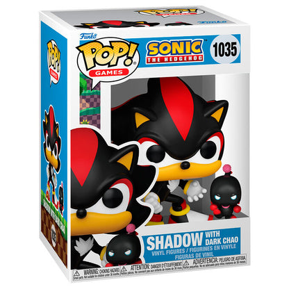 Figura POP Sonic The Hedgehog Shadow with Dark Chao FUNKO