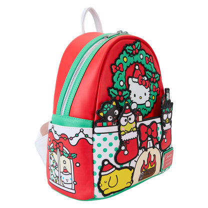 Mochila Christmas Hello Kitty Sanrio Loungefly 26cm LOUNGEFLY