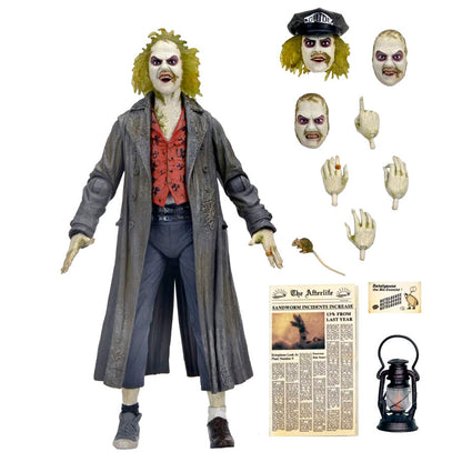 Figura Ultimate Beetlejuice: Tour Guide The Bio-Exorcist Beetlejuice 1988 18cm NECA