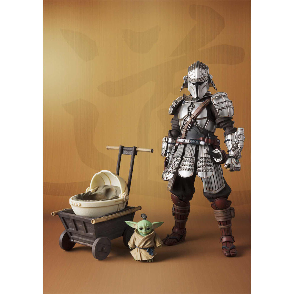 Figura Ronin Mandalorian Beskar Armor & Grogu Star Wars 18cm TAMASHII NATIONS