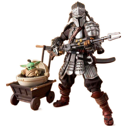 Figura Ronin Mandalorian Beskar Armor & Grogu Star Wars 18cm TAMASHII NATIONS