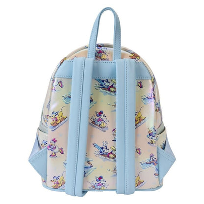 Set Mochila + Diadema orejas Winter Wonderland Mickey and Friends Disney Loungefly 26cm LOUNGEFLY