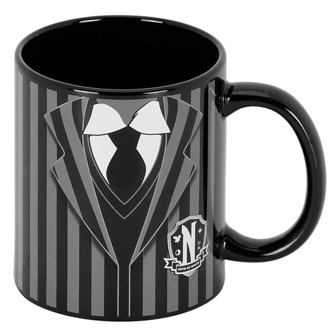 Taza Uniform Miercoles KARACTERMANIA