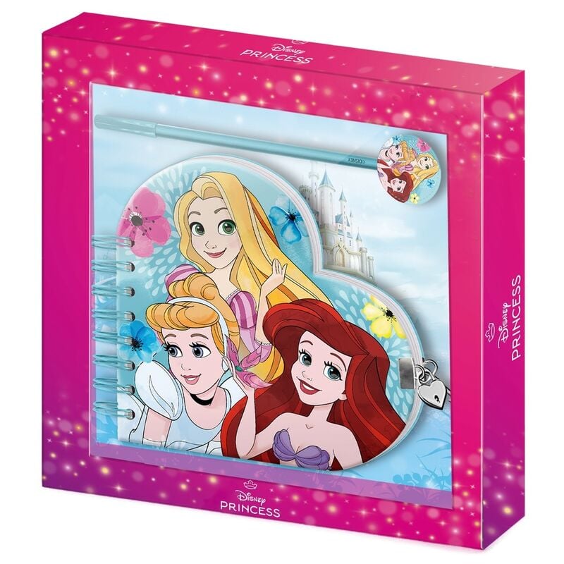 Set diario + boligrafo Princesas Disney KARACTERMANIA