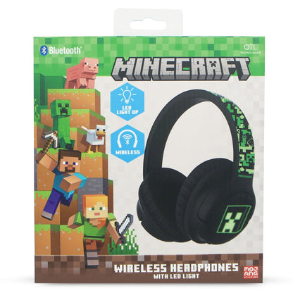 Auriculares inalambricos LED Minecraft OTL TECHNOLOGIES