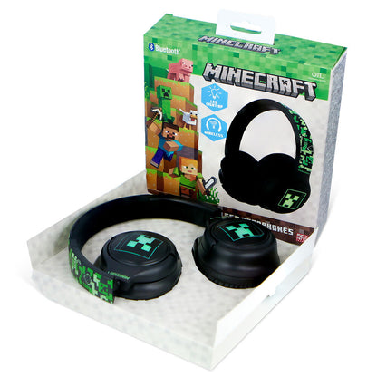 Auriculares inalambricos LED Minecraft OTL TECHNOLOGIES