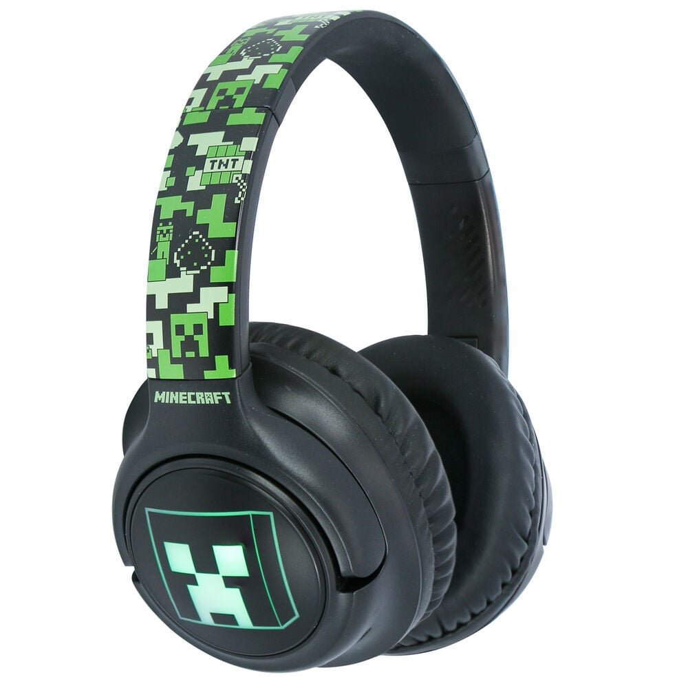 Auriculares inalambricos LED Minecraft OTL TECHNOLOGIES