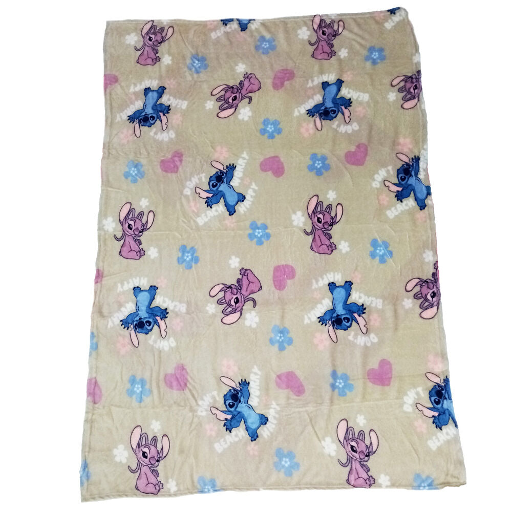 Manta coralina Stitch Disney 110x150cm DISNEY