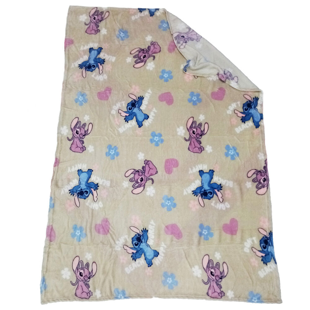 Manta coralina Stitch Disney 110x150cm DISNEY