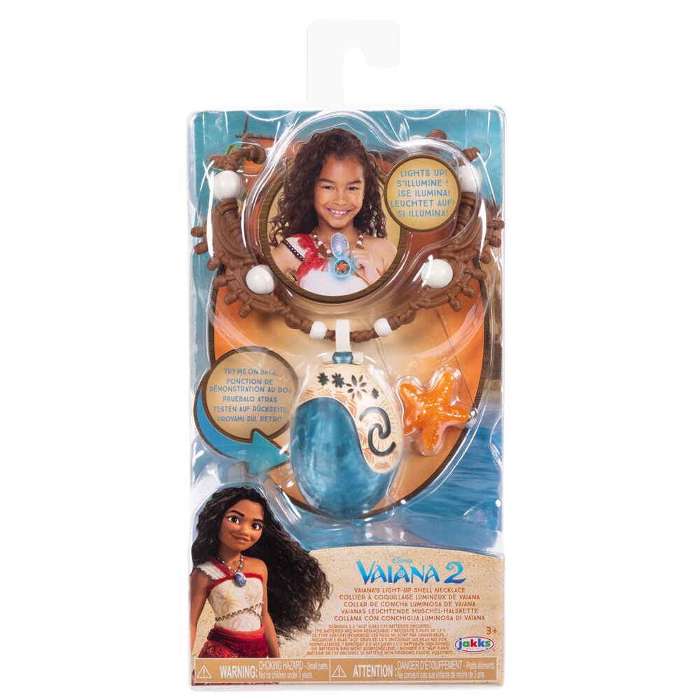 Collar Estrella de Mar musical Vaiana Moana 2 Disney JAKKS PACIFIC