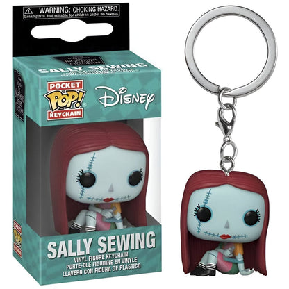 Llavero Pocket POP Disney Pesadilla Antes de Navidad Sally Sewing FUNKO