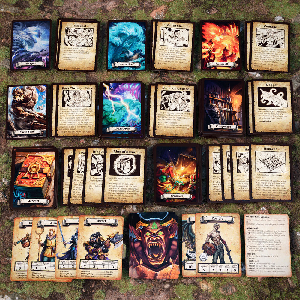 Juego mesa First Light Hero Quest español HASBRO
