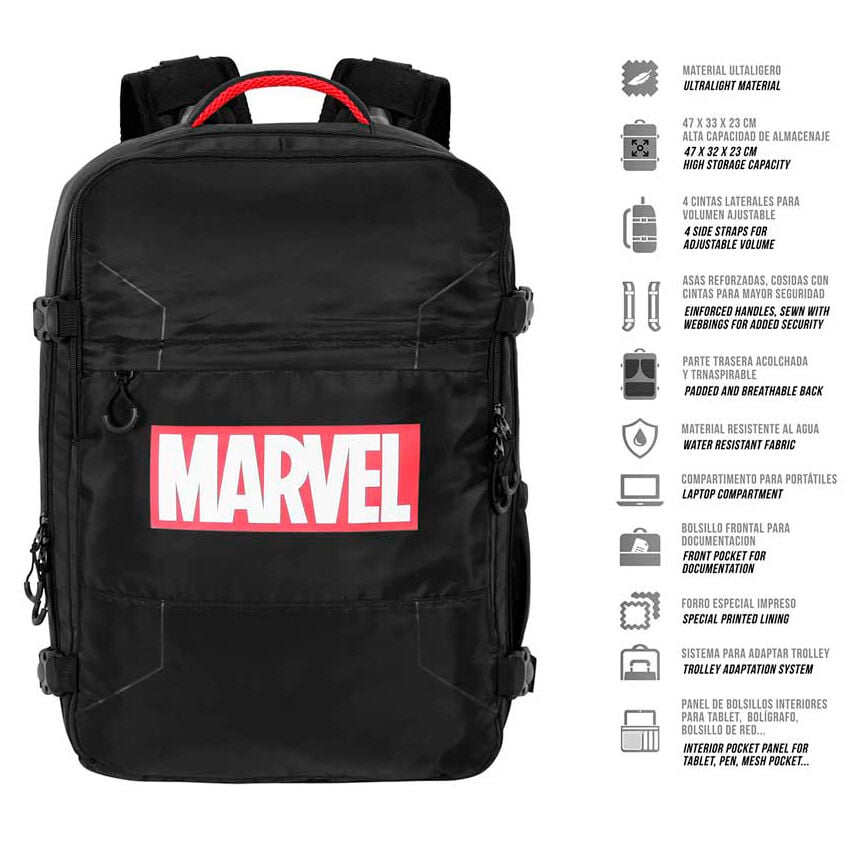 Mochila Comics Marvel 49cm KARACTERMANIA