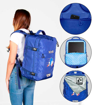 Mochila Sonic the Hedgehog 49cm KARACTERMANIA