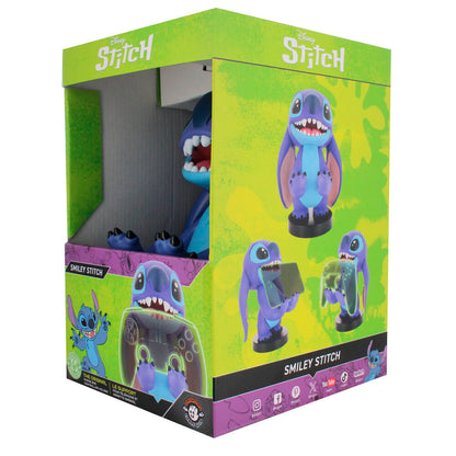 Cable Guy soporte sujecion Smiley Stitch Disney 20cm EXQUISITE GAMING