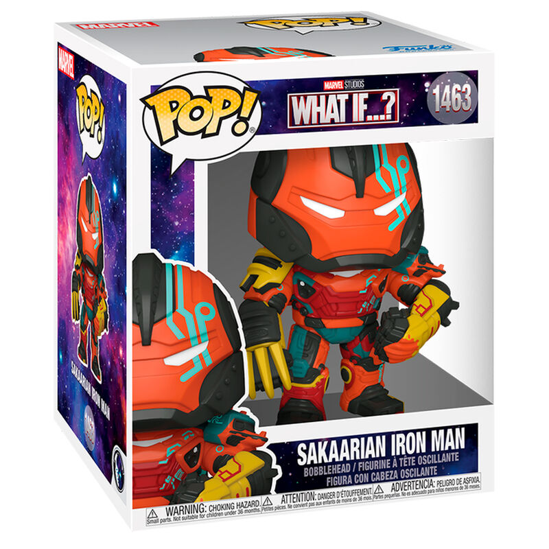 Figura POP Super Marvel What IF Sakaarian Iron Man FUNKO
