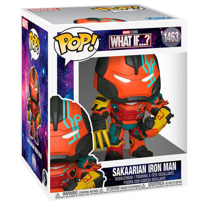 Figura POP Super Marvel What IF Sakaarian Iron Man FUNKO