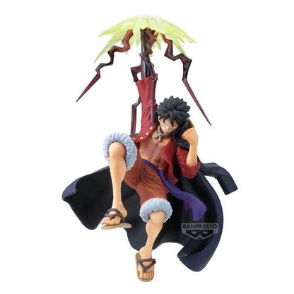 Figura Monkey D Luffy Battle Record One Piece 15cm BANPRESTO