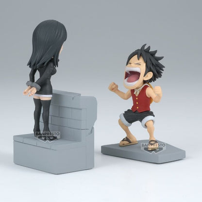 Figura Luffy & Nico Robin World Collectable One Piece 10cm BANPRESTO