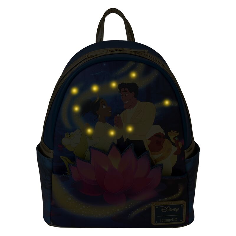 Mochila 15th Anniversary Tiana y El Sapo Disney Loungefly 26cm LOUNGEFLY