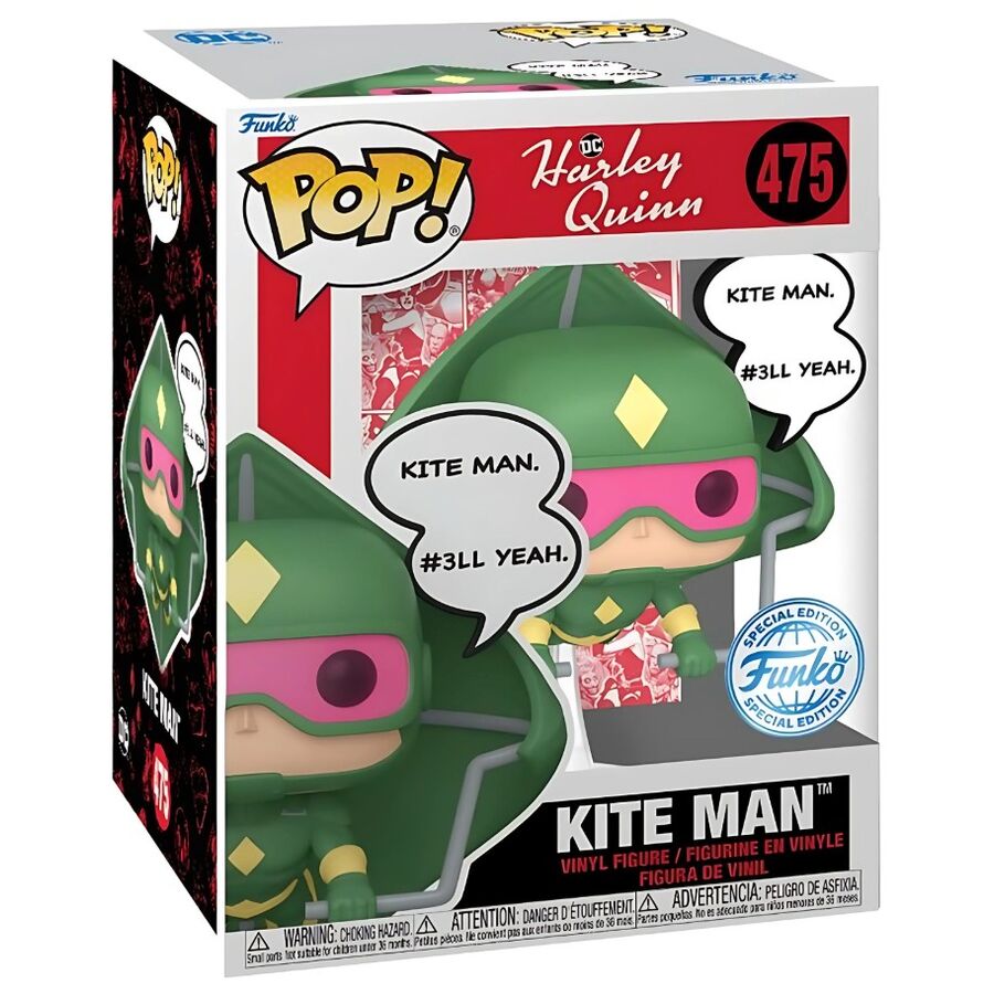 Figura POP Deluxe DC Comics Harley Quinn Kite Man Exclusive FUNKO
