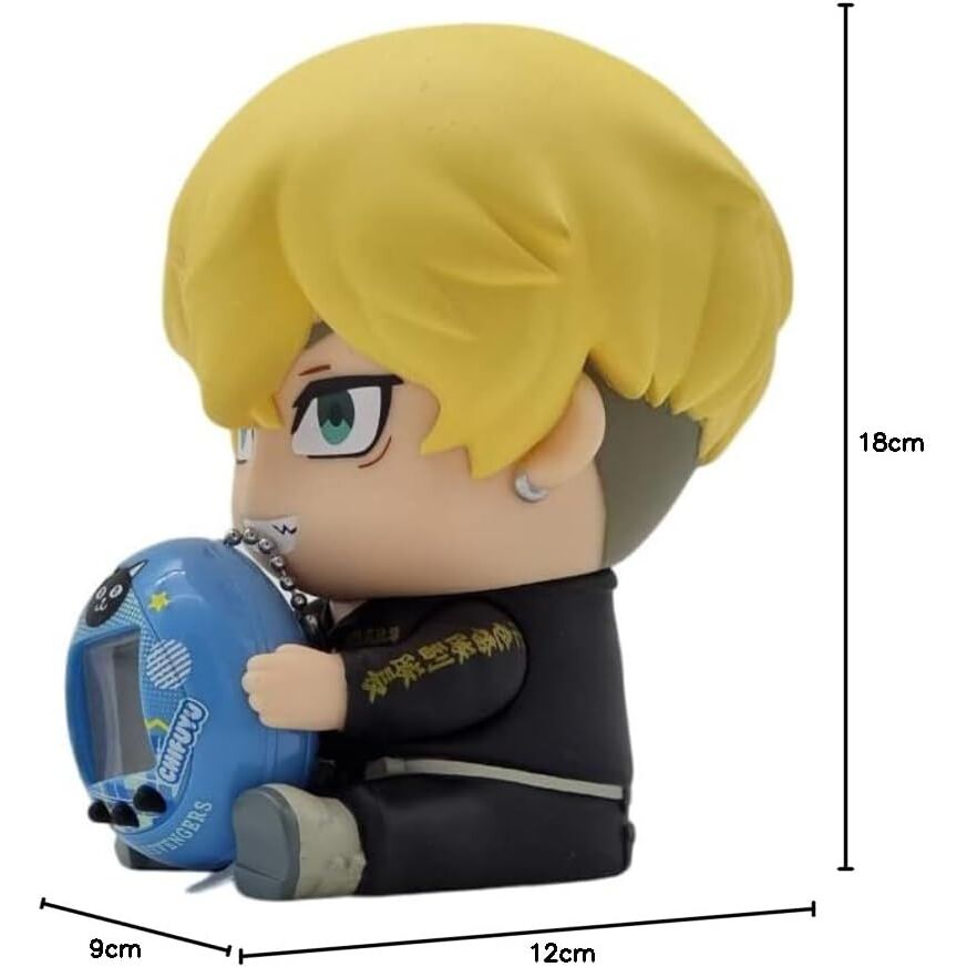 Figura soporte Chifuyu + Tamagotchi Hugmy Tokyo Revengers BANDAI