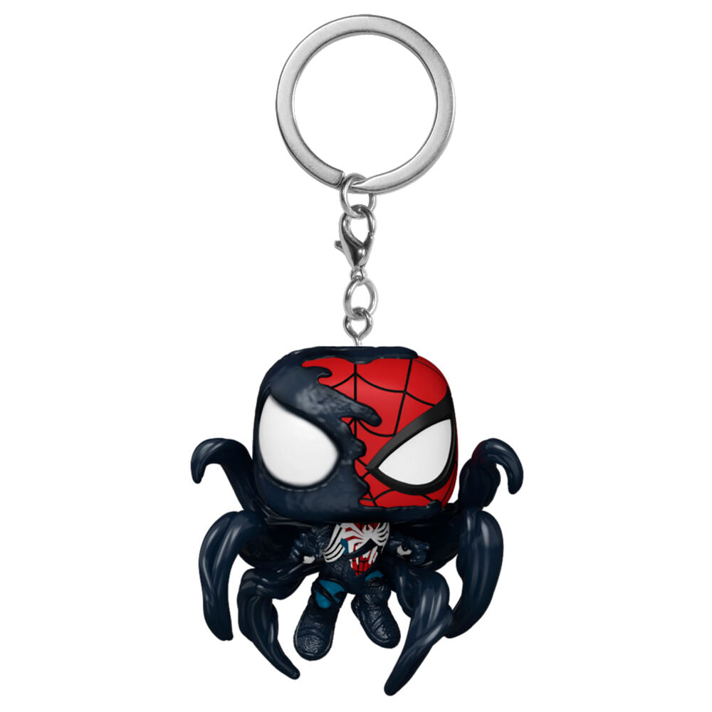 Llavero Pocket POP Marvel Spider-Man 2 Advanced Suit 2.0 Symbiote Takeover FUNKO