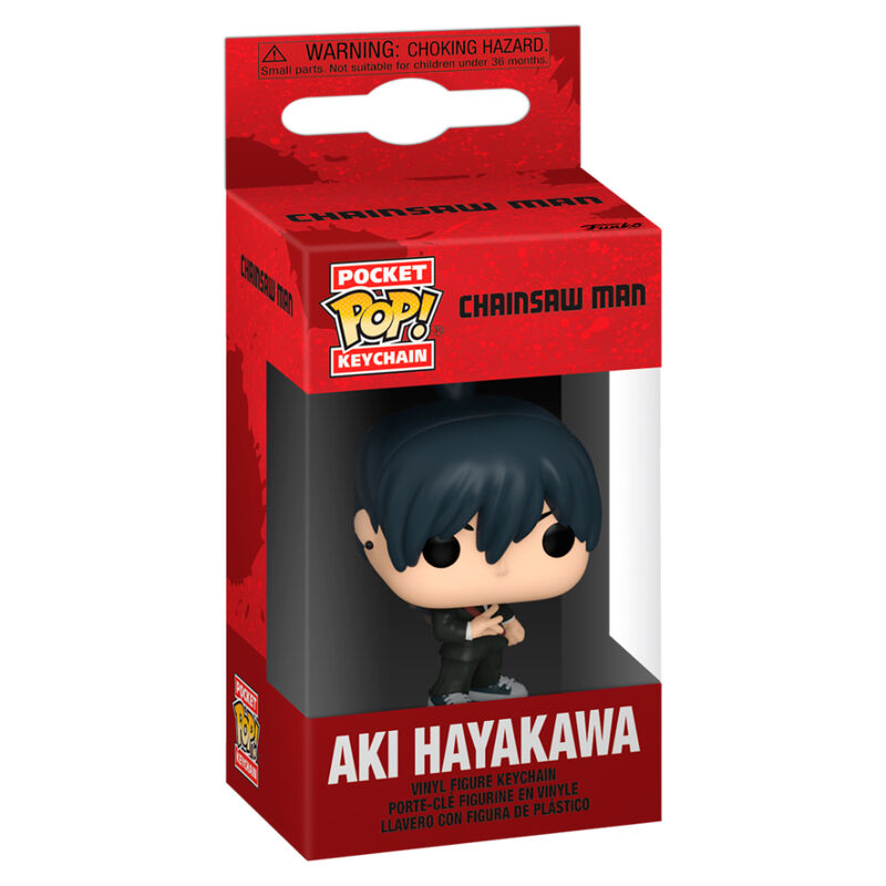 Llavero Pocket POP Chainsaw Man Aki Hayakawa FUNKO