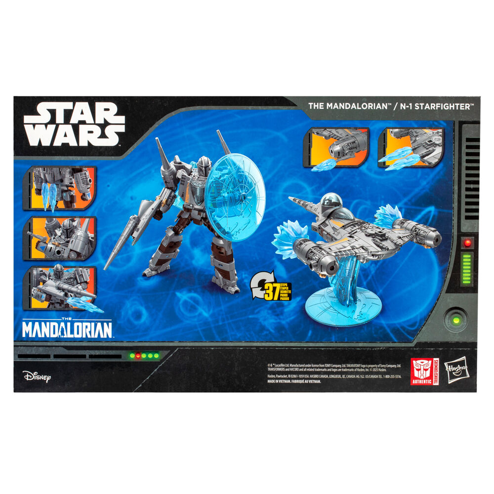 Figura N-1 Starfighter The Mandalorian Star Wars Transformers 19cm HASBRO