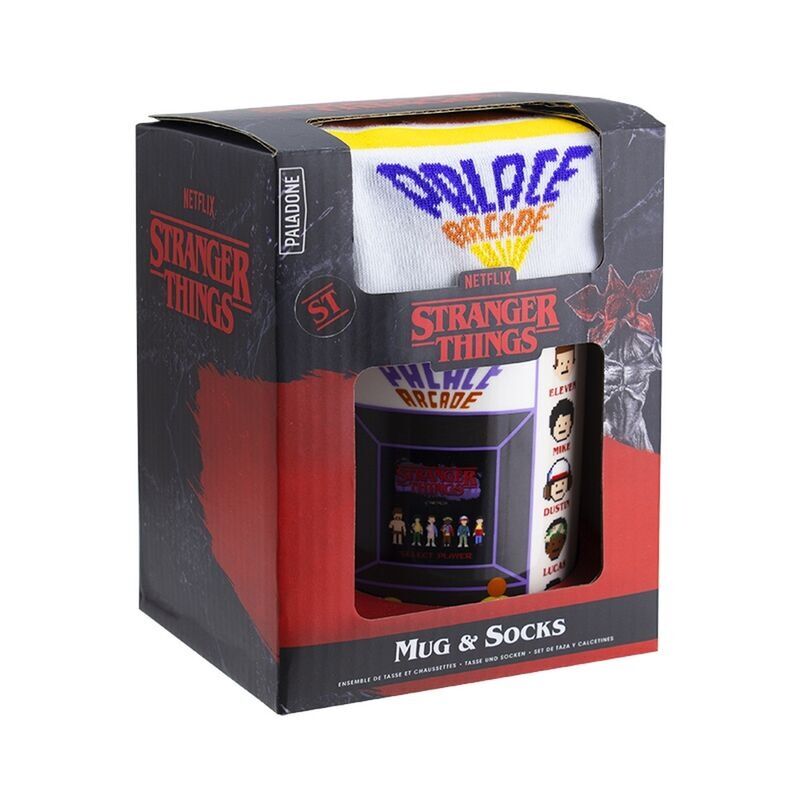 Set Taza y Calcetines Stranger Things PALADONE
