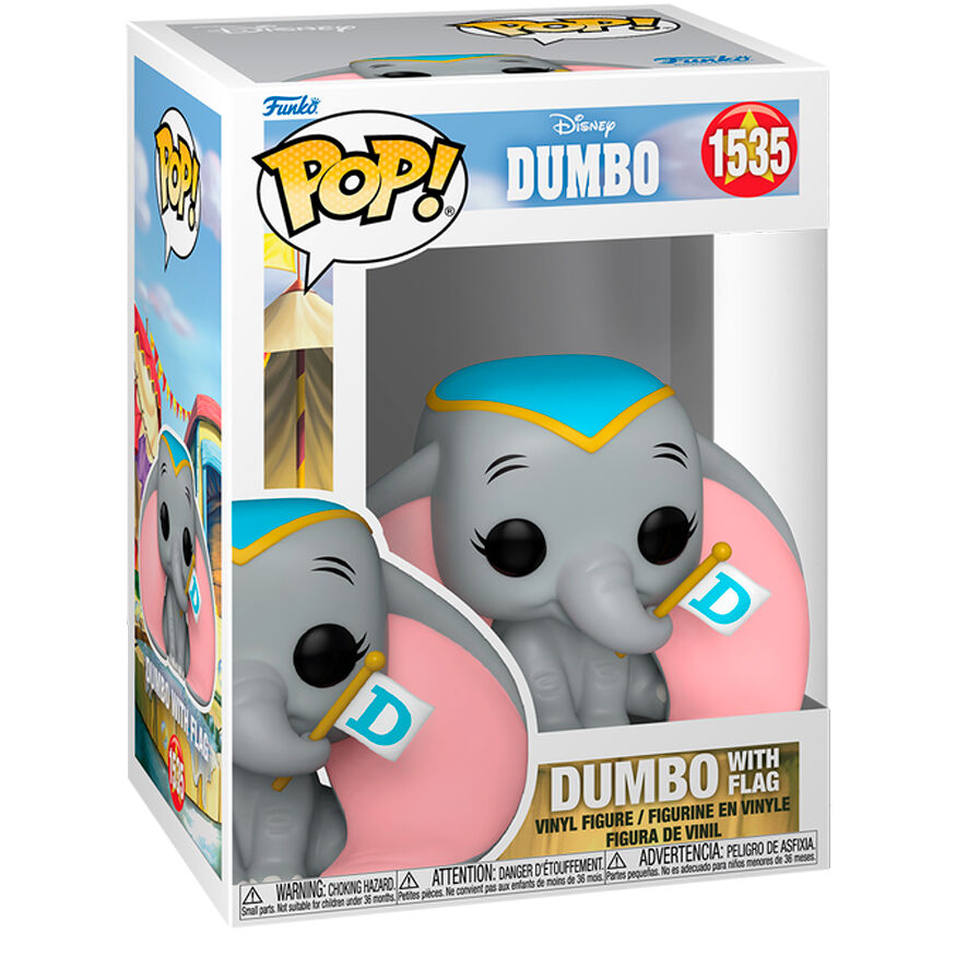 Figura POP Disney Dumbo - Dumbo with Flag FUNKO