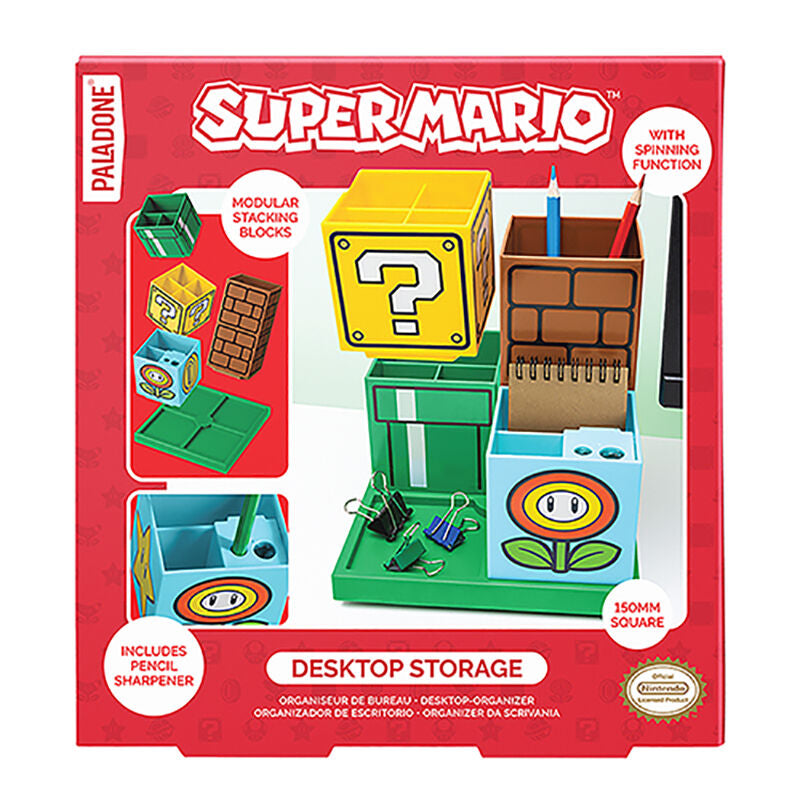 Organizador escritorio Super Mario Bros 15cm PALADONE
