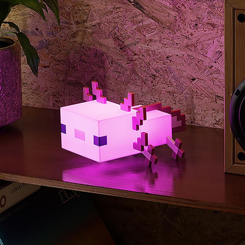 Lampara Ajolote Minecraft 13cm PALADONE